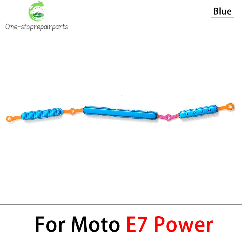 New For Motorola Moto E5 E6 E6s Plus E7 Power Power Button + Volume Side Button Replacement Parts Motorola phone repair parts