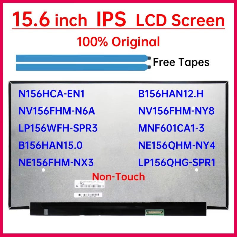 15.6 Inch Laptop LCD Screen For Lenovo Legion 5 15ARH7 15ARH7H 15IAH7 15IAH7H Display Matrix Panel Replacement FHD QHD Non-Touch Lenovo laptop repair parts