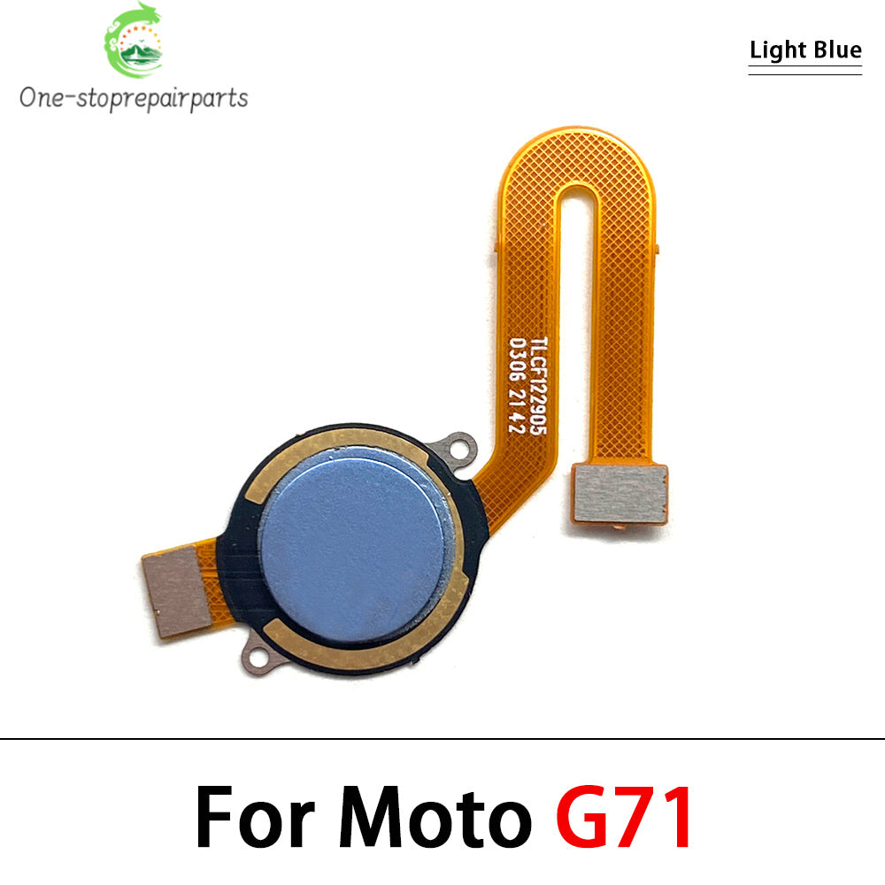 For Motorola Moto G22 G31 G51 G71 5G Home Button FingerPrint Touch ID Sensor Flex Cable Ribbon Replacement Parts Motorola phone repair parts