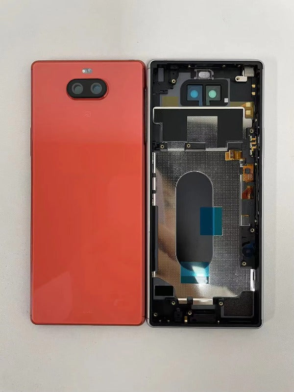 Original Back Cover For For Sony Xperia 8 Back Battery Cover Housing Door Rear Case With Camera Lens Replacement Parts Sony phone repair parts