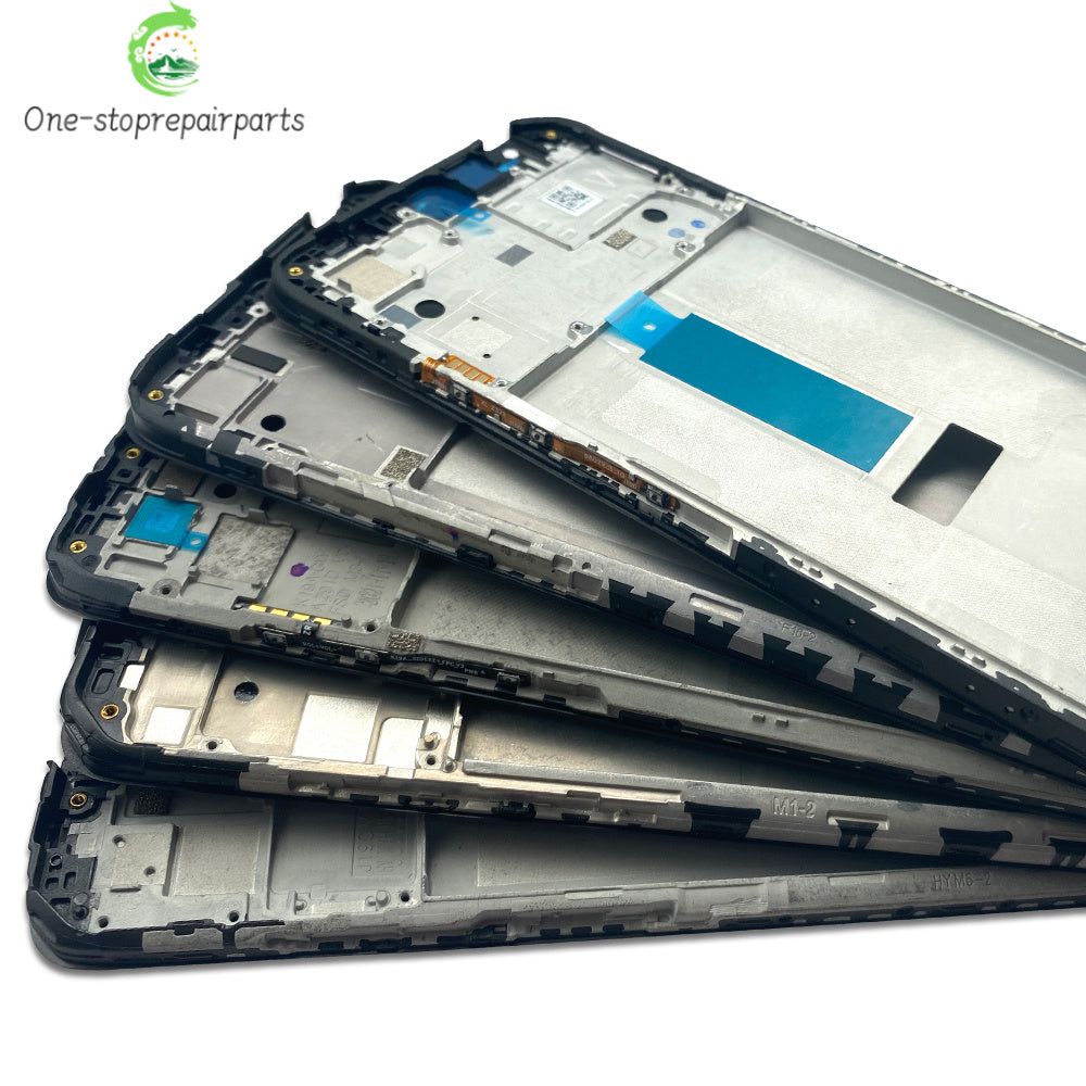 10Pcs Middle Frame Housing For Xiaomi Redmi 7A 8 8A 9 9A 9C 9T 10 10A 10C 12 12C 4G 5G Middle Frame Bezel Plate Cover Rear Bezel  Xiaomi  Xiao mi phone repair parts