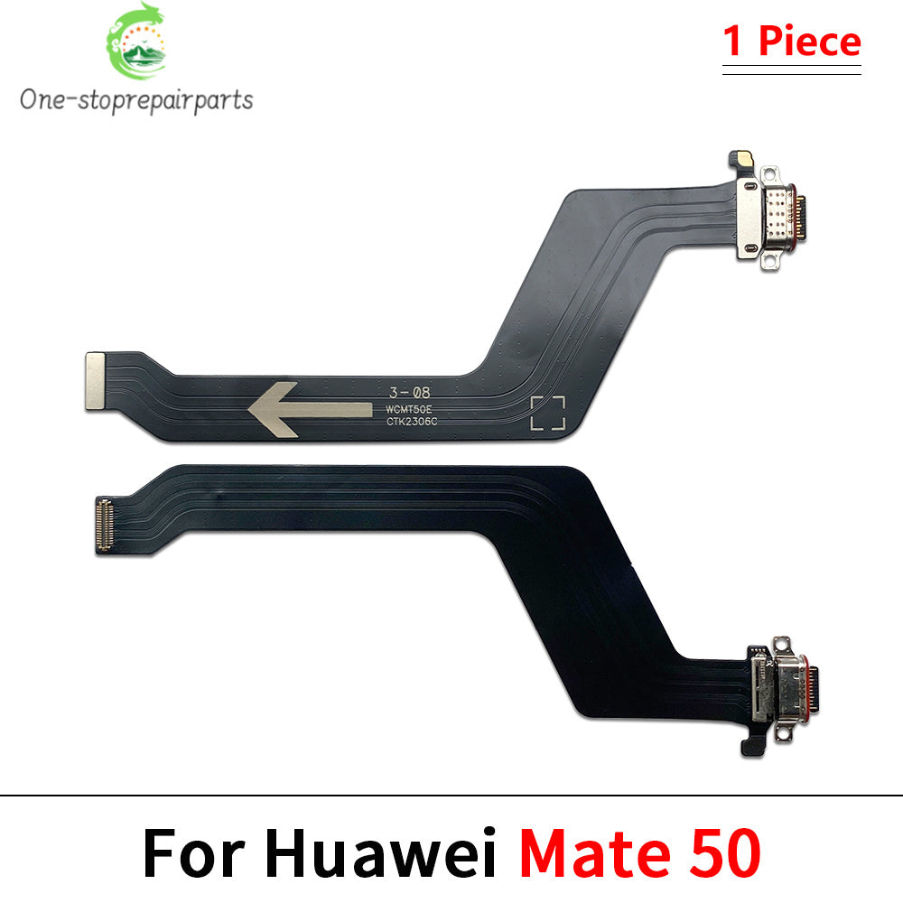 Dock Connector USB Charger Charging Board Port Flex Cable For Huawei Mate 40 50 50E 60 Pro P50 P60 P50E Pura 70 Pro Huawei phone repair parts