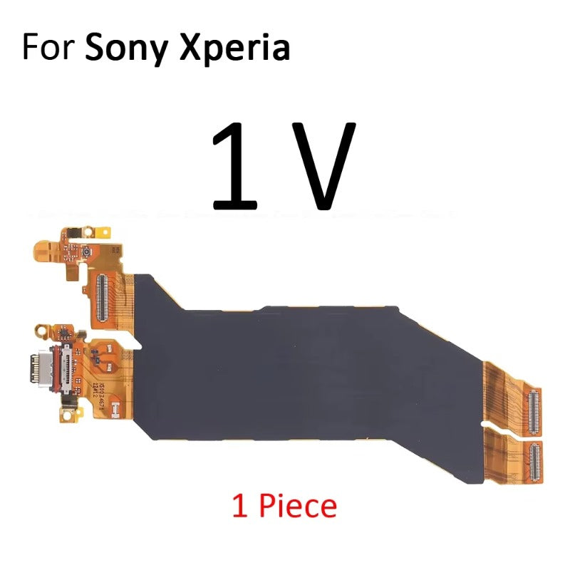 Fast Charger USB Dock Charging Dock Port Board With Mic Microphone Flex Cable For Sony Xperia 1 5 II III IV VI V Sony phone repair parts