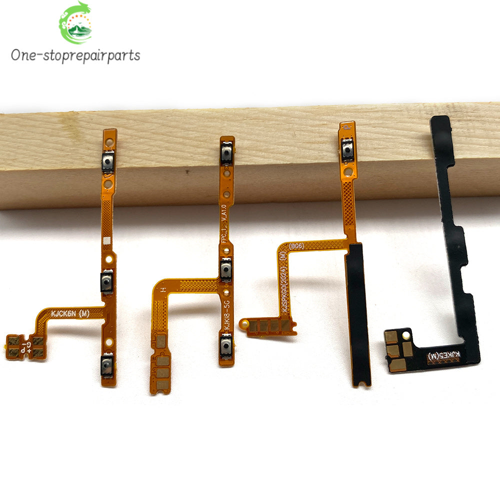 10Pcs, Power On Off Volume Key Button Flex Cable For Infinix Tecno Spark 7 8 8C 10 10C 20 20C 30C Pro Go 2020 2022 2023 2024  infinix phone repair parts