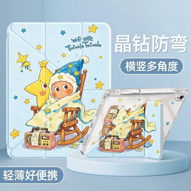 For huawei tablet case matepad115s case 11 with pen slot 2025 new air12 soft light version Pro12.2 transparent se10.4 For glory x10pro throw pillow star 11.5s Tablet Accessories