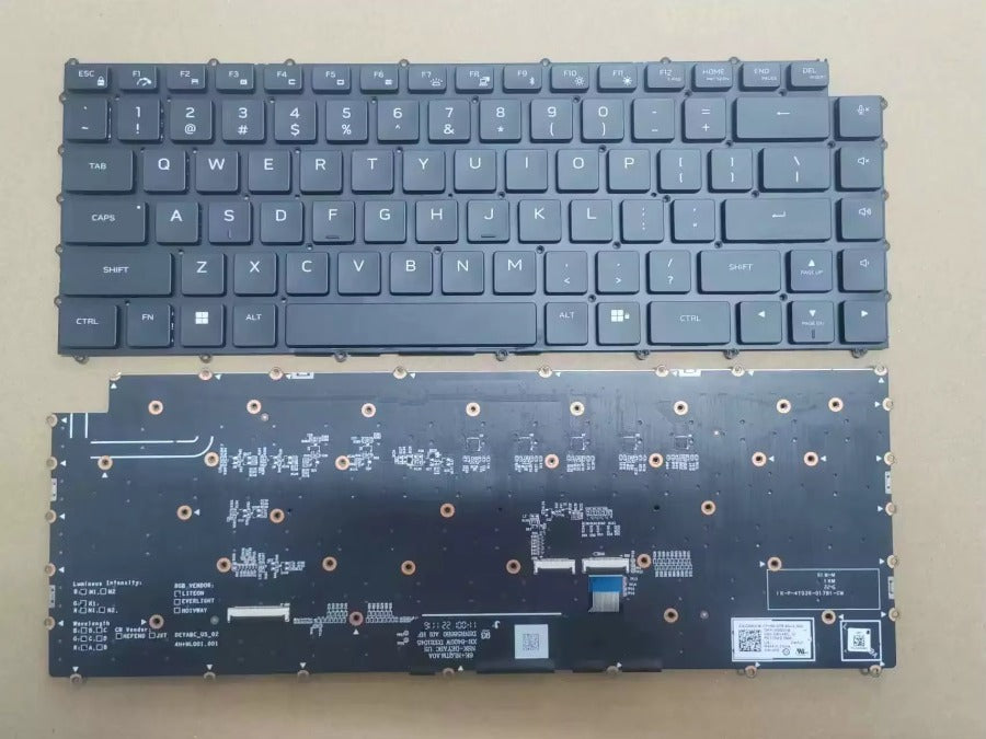 New US for DELL ALIENWARE X14 X15 X16 X17 R1 R2 0WH5Y9 SG-B3720-XUA RGB Backlit Keyboard  Dell Laptop repair parts