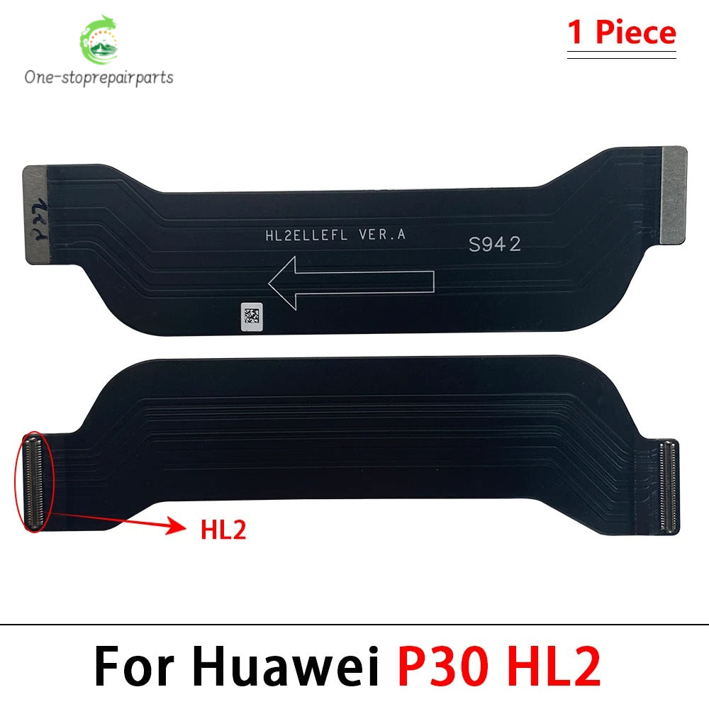 10Pcs, For Huawei P10 P20 P30 P40 P50 Lite Pro E P Smart 2018 2019 2020 Main Motherboard Flex Cable Replacement parts Huawei phone repair parts