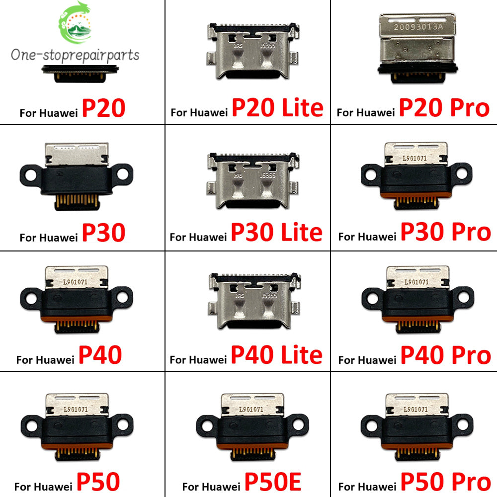 New USB Jack Charging Socket Charger Port Dock Connector For Huawei P20 P30 P40 P50 Pro Lite Plus 5G Huawei phone repair parts
