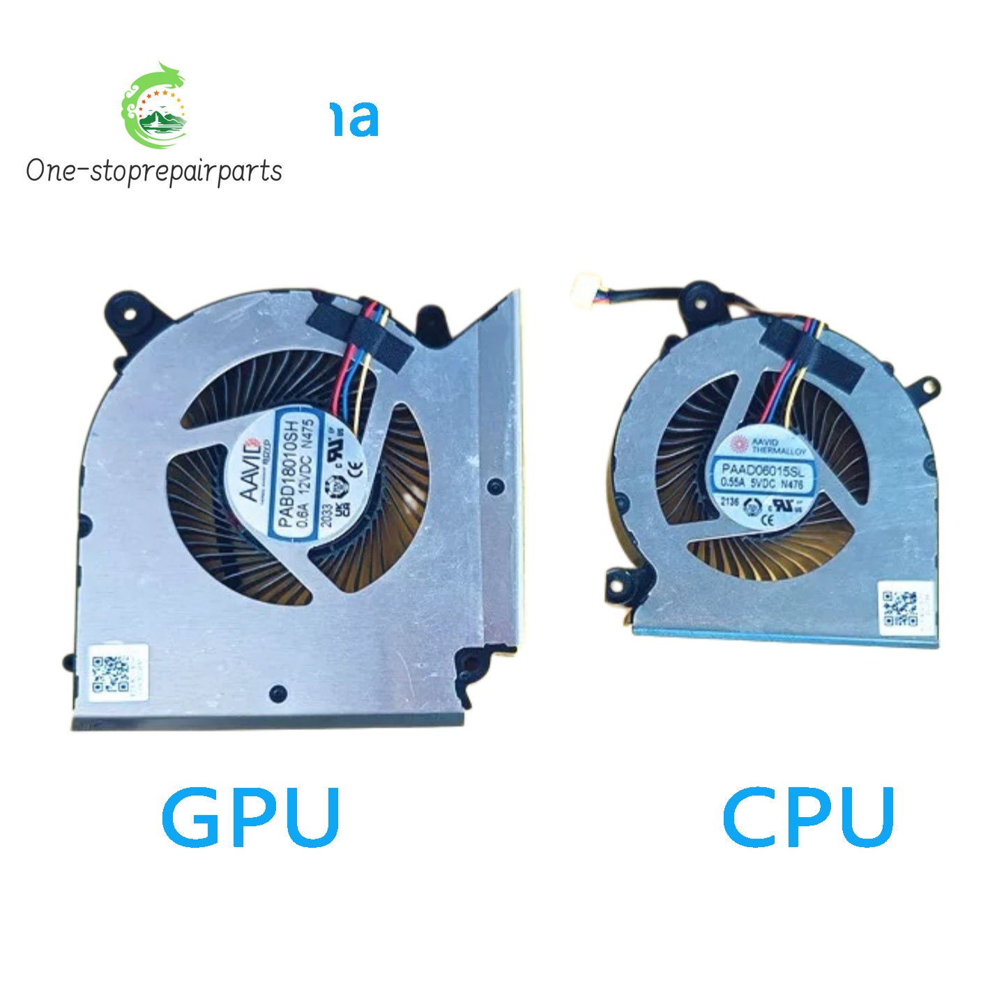 NEW ORIGINAL Laptop CPU GPU Cooling Fan For MSI Pulse 15 PABD18010SH N475 PAAD06015SL N476 MSI laptop repair parts