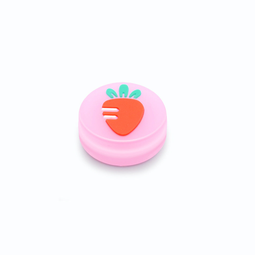 Suitable for Nintendo switch handle rocker button cap switch handle rocker silicone cap luminous cap