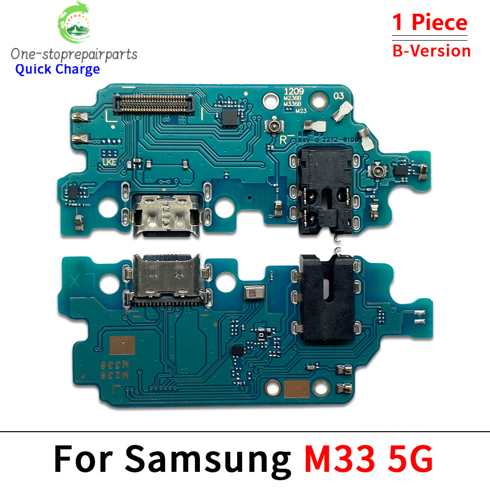 USB Charging Board Port Dock Charger Connector Flex Cable For Samsung M11 M12 M13 M21 M21s M31 M31s M22 M32 M23 M33 M53 4G 5G Samsung phone repair parts