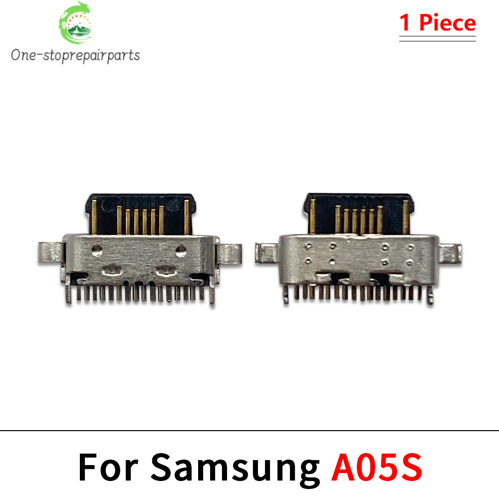 10Pcs, Micro USB socket connector charger Charging Port For Samsung A14 A04 A04s A04E A24 A34 A54 A05 A05s A13 A23 A33 A53 4G 5G Samsung phone repair parts