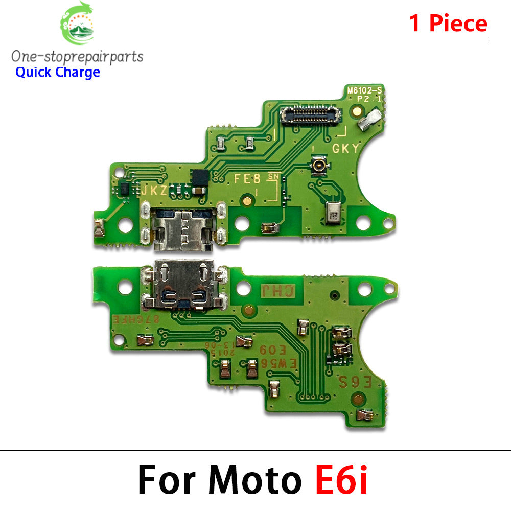 USB Charging Board Port Dock Charger Connector Flex Cable For Moto E6i E7i E22i E32 G24 Power G04 G14 G54 G64 G84 G42 G62 5G Motorola phone repair parts