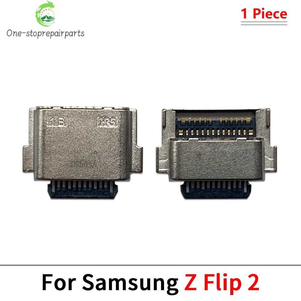 10Pcs/Lot, Charger Micro USB Charging Port Dock Connector Socket For Samsung Z Flip 2 3 4 5 / Z Fold 2 3 4 5 Samsung phone repair parts
