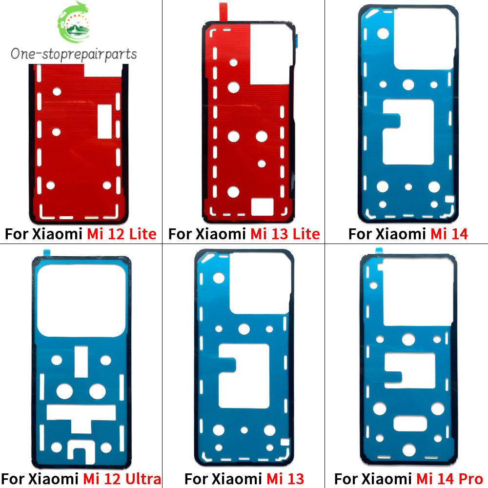 10Pcs, Adhesive Sticker Back Housing Battery Cover Glue Tape For Xiaomi Mi 10 10T 11 11T 12 12T 13 13T 14 Pro Lite  Xiaomi  Xiao mi phone repair parts