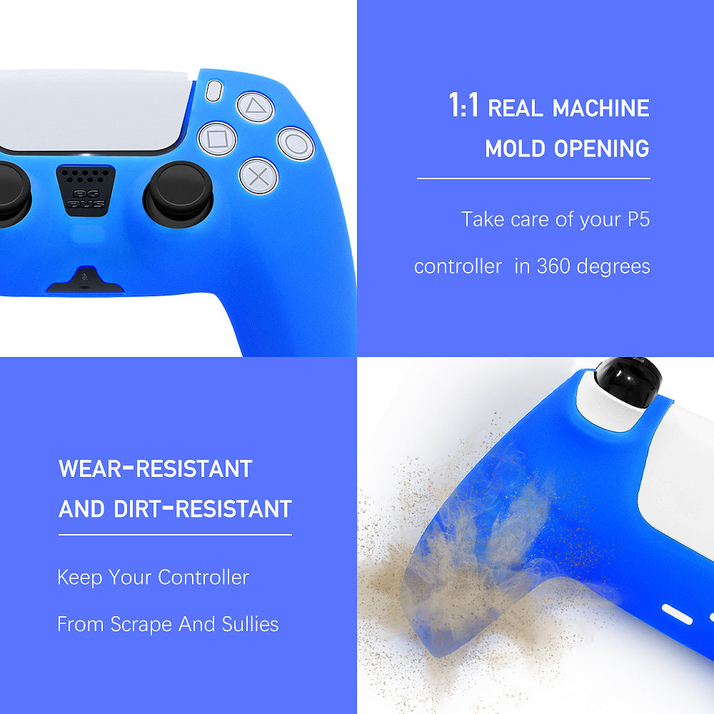 PS5 handle silicone cover PS5 gamepad protective cover, protective case, spray oil PS5 silicone cover