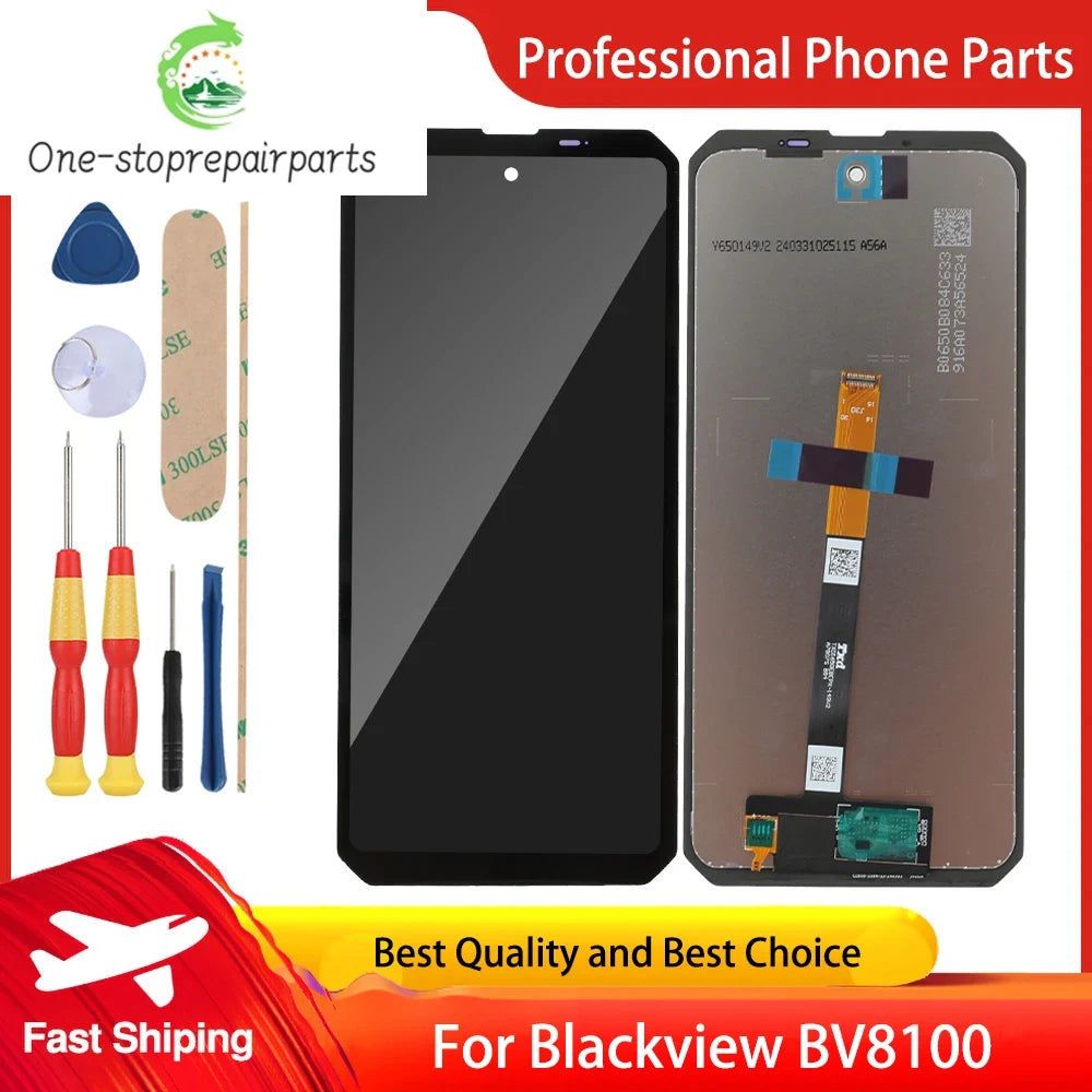 Original Blackview BV8100 BV8200 LCD Display Touch Screen Digitizer Assembly Replacement Display LCD Free Disassemble Tools Blackview phone repair parts
