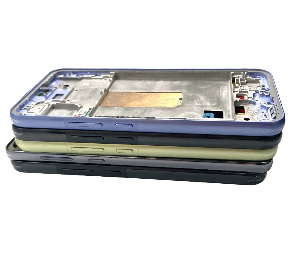 10Pcs, Middle Frame For Samsung A13 A14 A23 A24 A34 A54 A33 A73 4G 5G Front Frame Housing Bezel Repair Parts Samsung phone repair parts