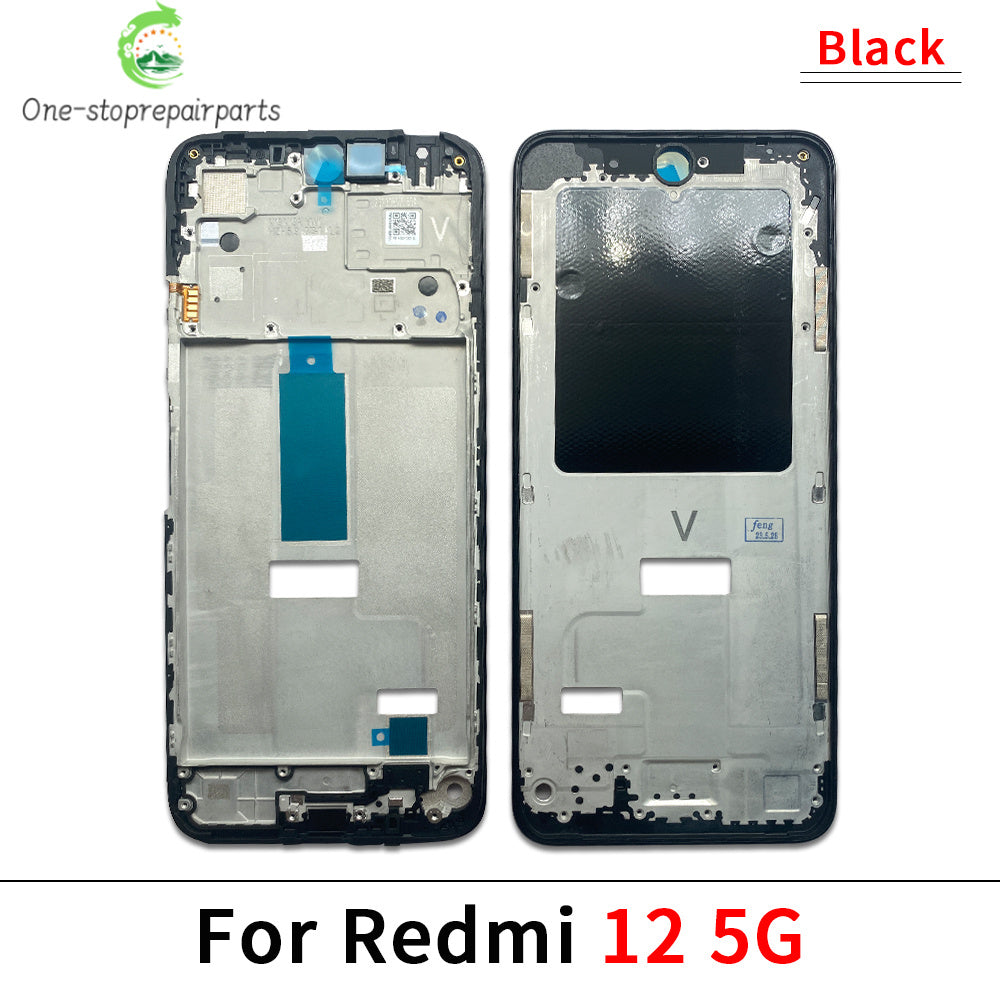 LCD Frame Middle Frame Bezel Housing For Xiaomi Redmi 7A 8 8A 9 9A 9C 9T 10 10A 10C 12 12C 13 13C 14C 4G 5G Front Frame Xiaomi  Xiao mi phone repair parts