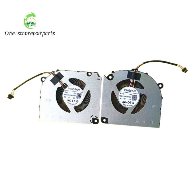 NEW Original LAPTOP CPU GPU Cooling Fan For Colorful MEOW Hasee R16 24H 6-31-V35VN-101