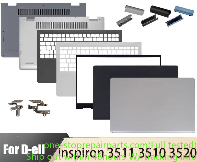 Case for DELL inspiron 15 3511 3510 3520 3515 LCD Back top housing cover bezel frame bottom  hinge upper palmrest