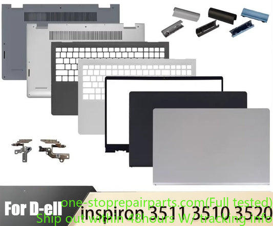 Case for DELL inspiron 15 3511 3510 3520 3515 LCD Back top housing cover bezel frame bottom  hinge upper palmrest
