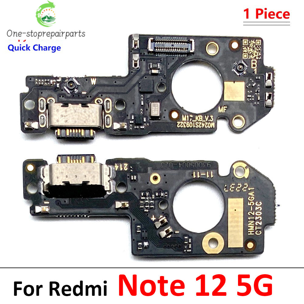 10Pcs, Charger Board Flex For Xiaomi Redmi Note 7 8 8T 9 9s 10 10s 11 12 Pro 4G 5G USB Port Connector Dock Charging Flex Cable Xiaomi  Xiao mi phone repair parts