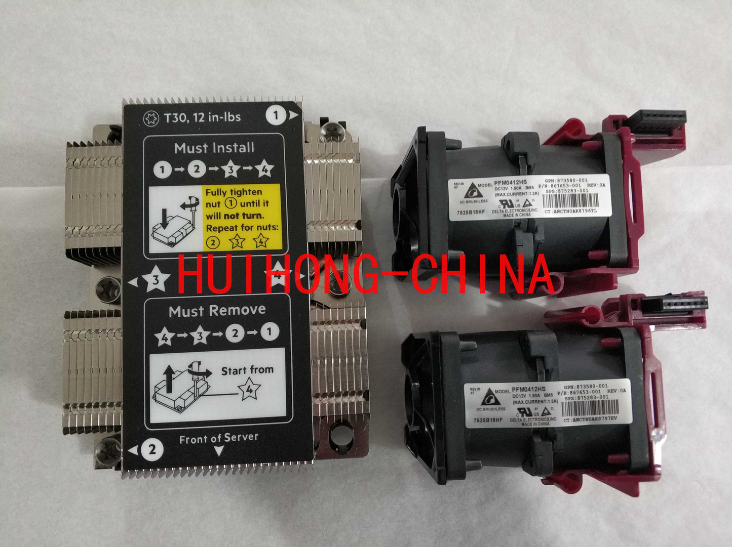 Servicer New HPE360G10 Radiator 872452-001 867650-001 Fan 875283-001