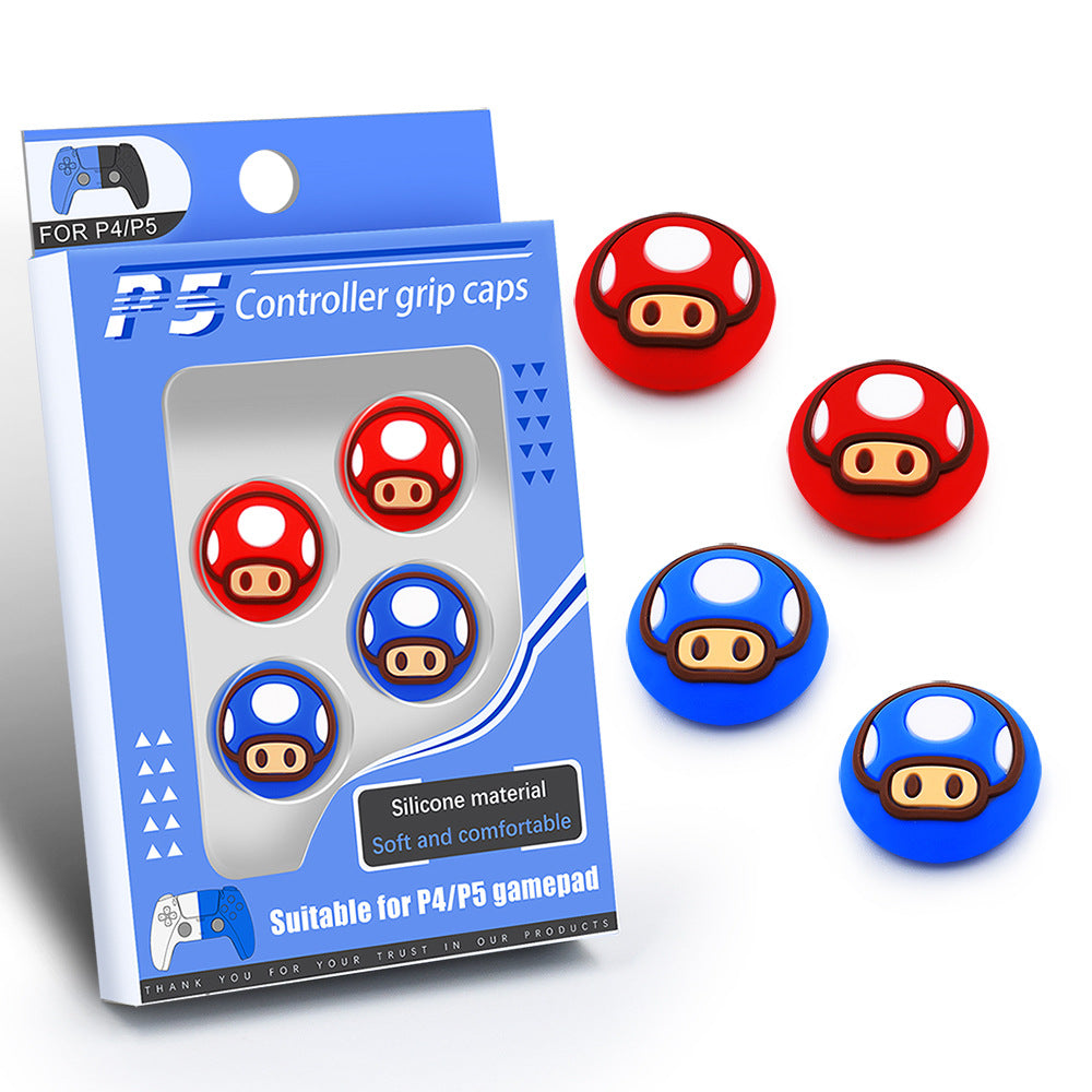 PS5 joystick cap PS4 gamepad button cap for XBOXONE handle silicone cap joystick case