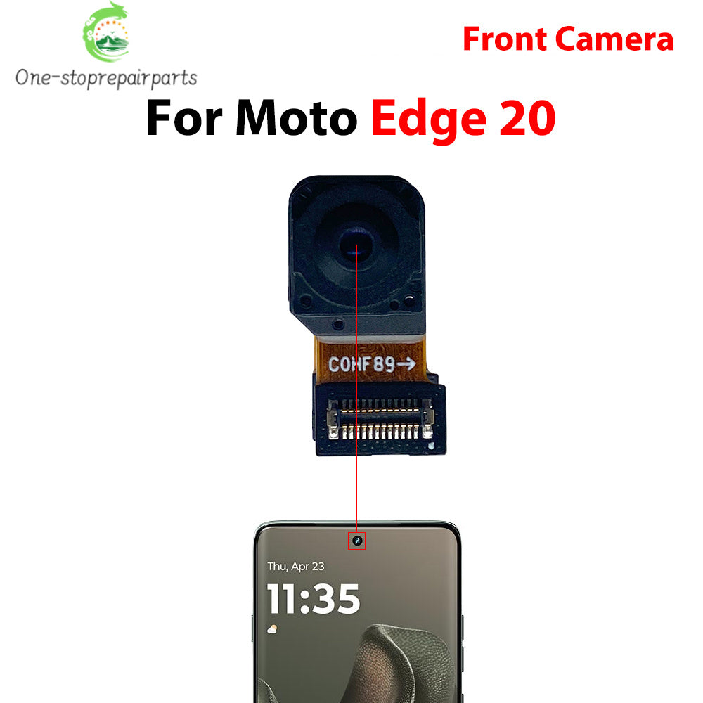 Front Camera Flex Front Back Rear Camera Module Flex Cable For Motorola Moto Edge 20 30 40 50 Neo Fusion Lite Pro Motorola phone repair parts
