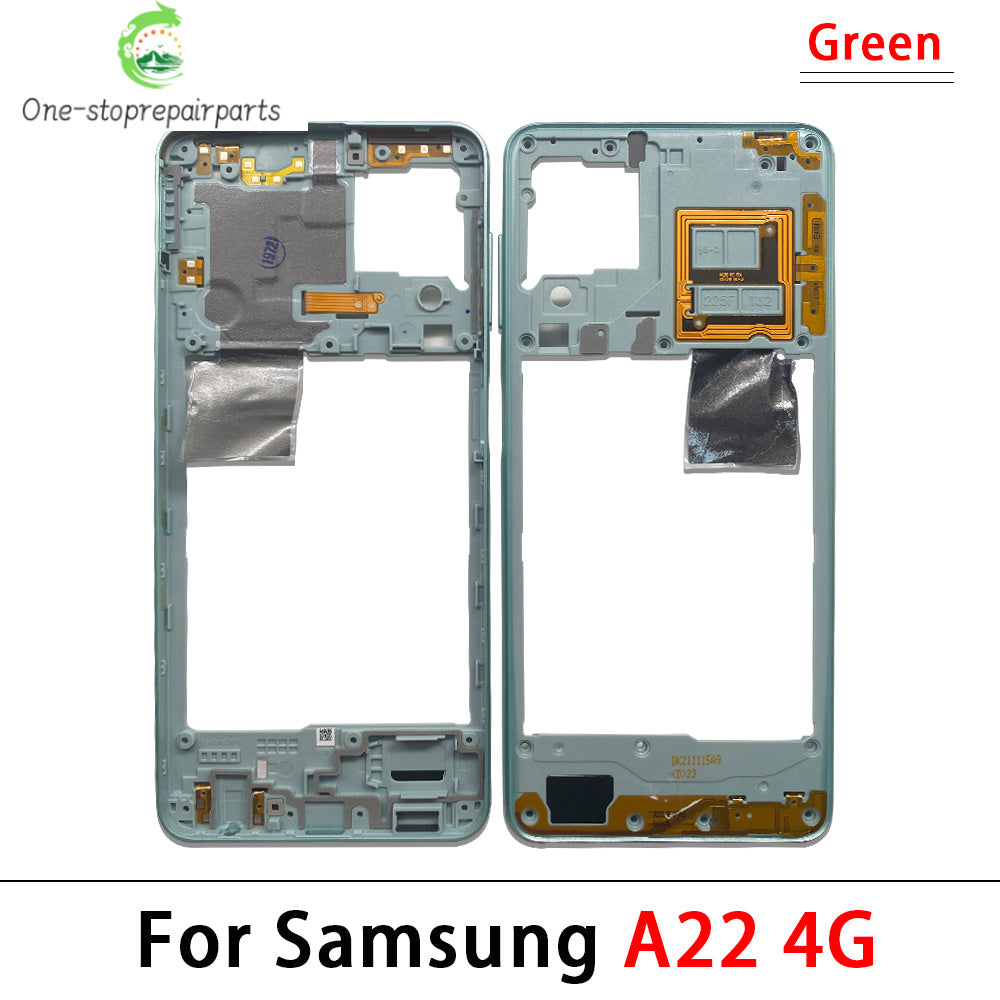 For Samsung A22 A32 4G 5G A225F A226B A325F A326B Middle Frame Holder Housing Replacement Repair Parts Samsung phone repair parts