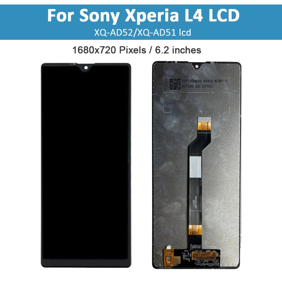 6.2'' Original lcd For Sony Xperia L4 Display With frame Touch Screen Digitizer For Sony L4 Replacement Parts  XQ-AD52 XQ-AD51 Sony phone repair parts