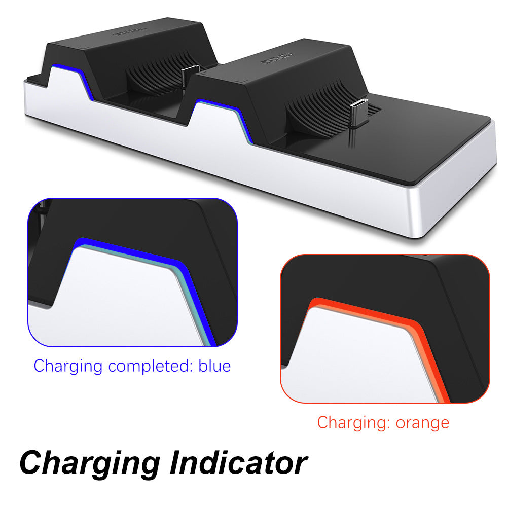 PS5 handle seat charger PS5 handle charging base with LED light PS5 handle charger PS5 dual charging accessories
