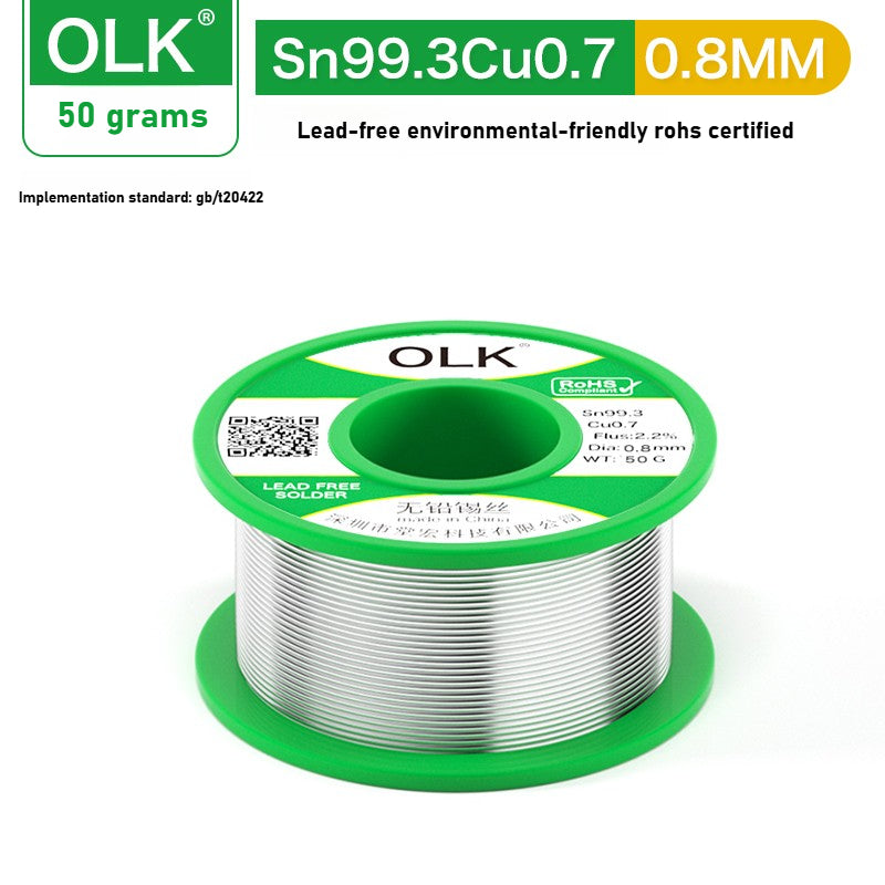 High purity solder wire 63 low temperature with flux rosin core welding household electric soldering iron lead-free solder wire Repair tools