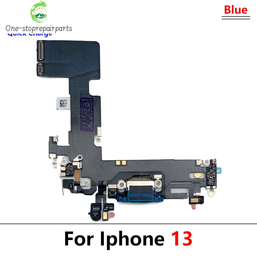 New For iPhone 13 Pro 13Pro Max Mini USB Port Charger Dock Plug Connector Charging Board FLex Cable Mic Microphone Board iPhone phone repair parts