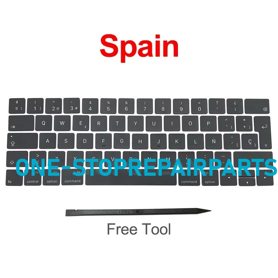 New A1989 A1990 Keyboard keys keycap for Macbook Pro Retina laptop key cap 2018 2019 Year Macbook repair parts