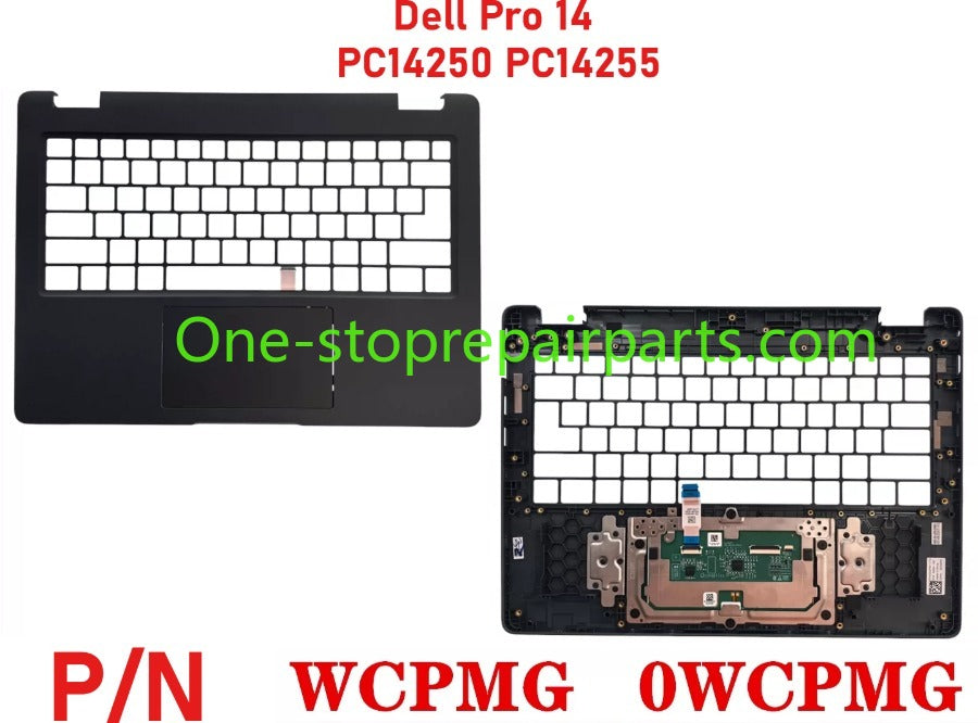 Dell Pro 14 PC14250 PC14255  lcd back cober uppler palmrest bezel bottom hinge cover keyboard touchpad 0K2C6C 0DK0V6 0MCMRV