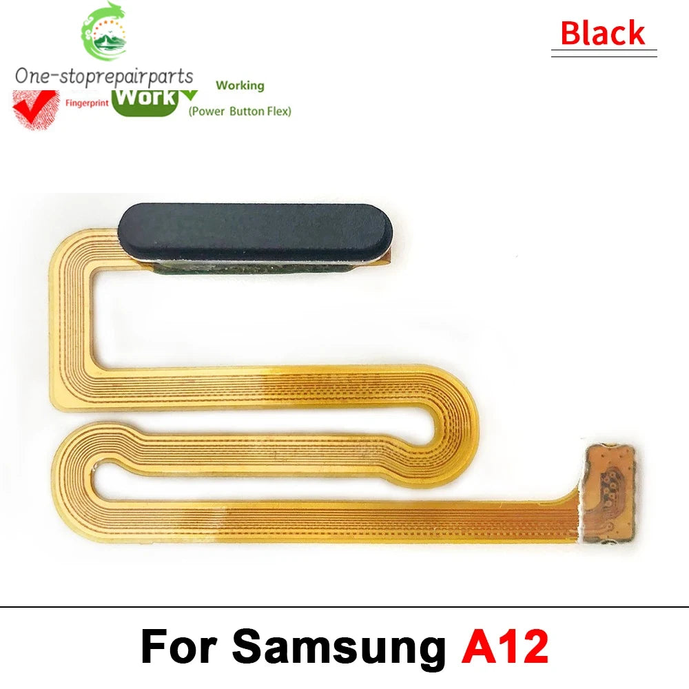 Fingerprint Sensor Flex Touch ID + Power On / Off Button Key Flex Cable For Samsung A12 A13 A14 A15 A16 A17 A22 A23 A25 A26 A32 Samsung phone repair parts