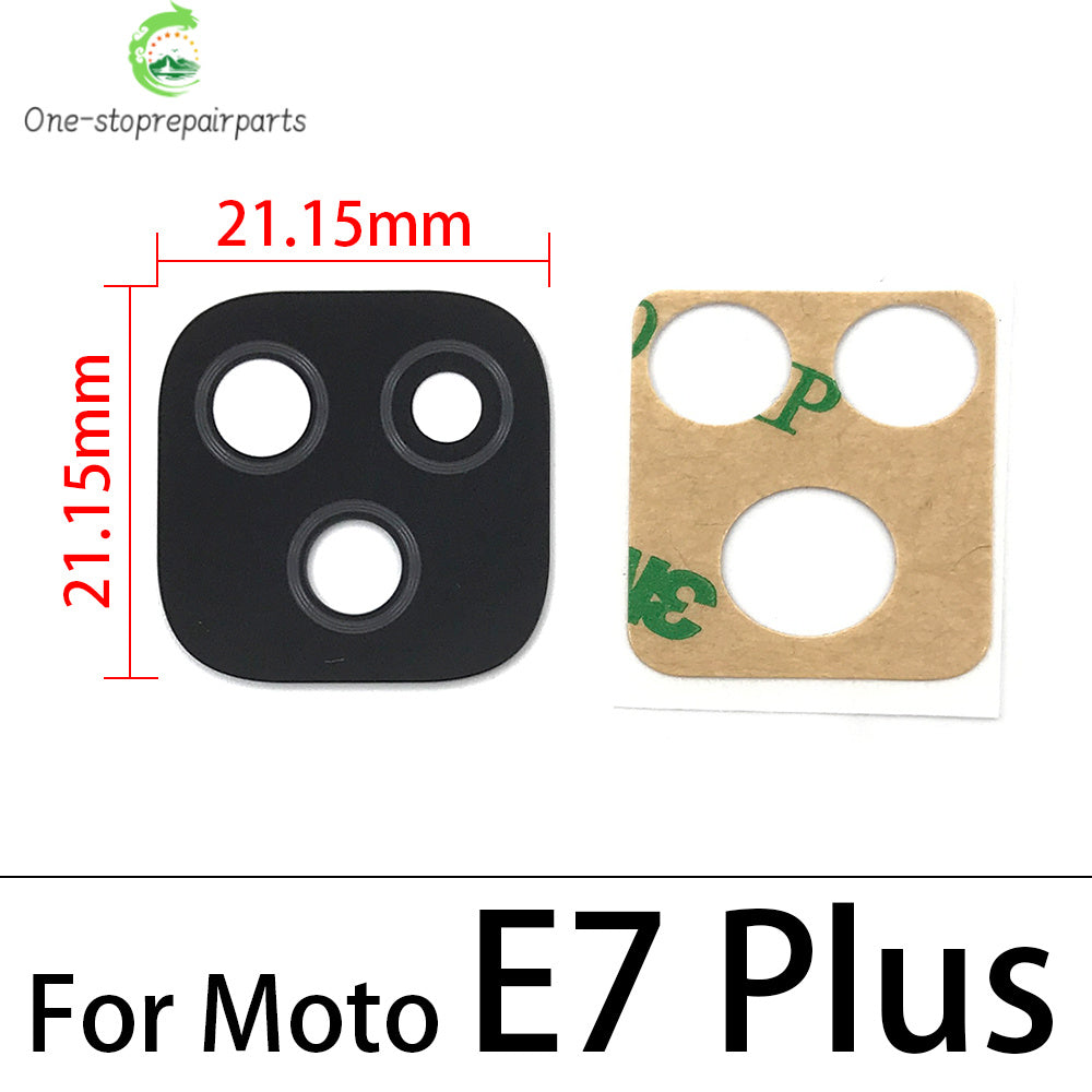 Back Rear Camera Glass Lens For Moto E4 E7 E6 E6s E5 E7i Plus Play Power E20 E30 E40 E22 E32 E13 E22i With Adhesive Motorola phone repair parts
