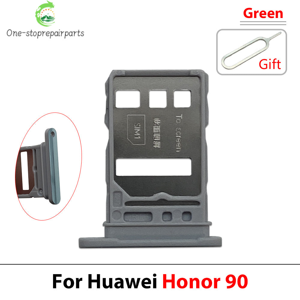 New For Huawei Honor 90 Pro Lite 5G SIM Card Tray Slot Holder Adapter Accessories Huawei phone repair parts