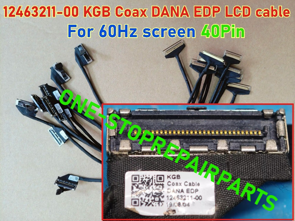 LCD Display Cable for Razer Blade 15 RZ09-0328 RZ09-0369 BASE RZ09-02705E75-R3U1 RZ09-0270 RZ09-0300 RZ09-0410 DA550 DA560 12935662-00 40PIN 12935663-00 13195393-00 12463211-00 N15RC2  Blade 15 17 14 EDP cable Razer laptop repair parts