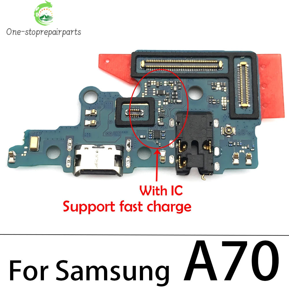 New For Samsung A10 A20 A30 A50 A70 A01 A11 A31 A51 A71 A21s A03 A03s USB Charger Port Dock Connector Charging Board Flex Cable Samsung phone repair parts