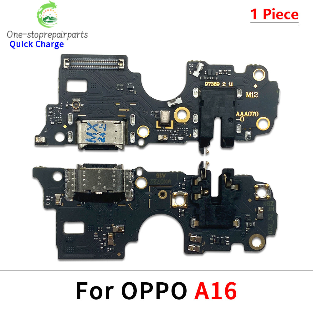 10Pcs USB Charger Charging Dock Port Connector Flex Cable For OPPO A17 A52 A92 A53 A54 A55 A56 A57 A58 A93 A94 A95 A96 A97 4G 5G OPPO phone repair parts