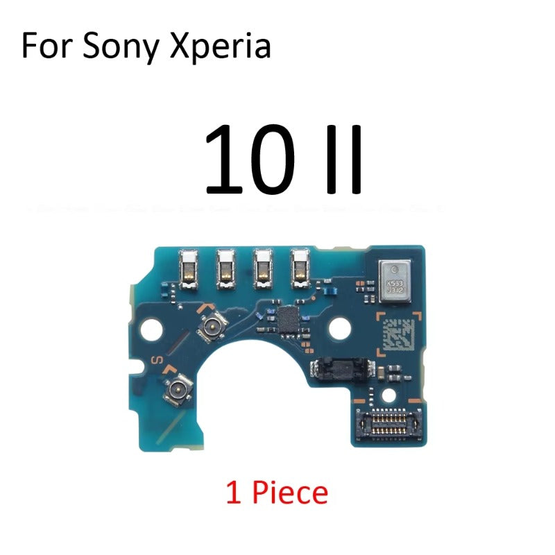 Microphone Mic Module Board SIM SD Card Reader Holder Flex Cable Replacement Parts For Sony Xperia 1 5 10 Plus II III IV Sony phone repair parts