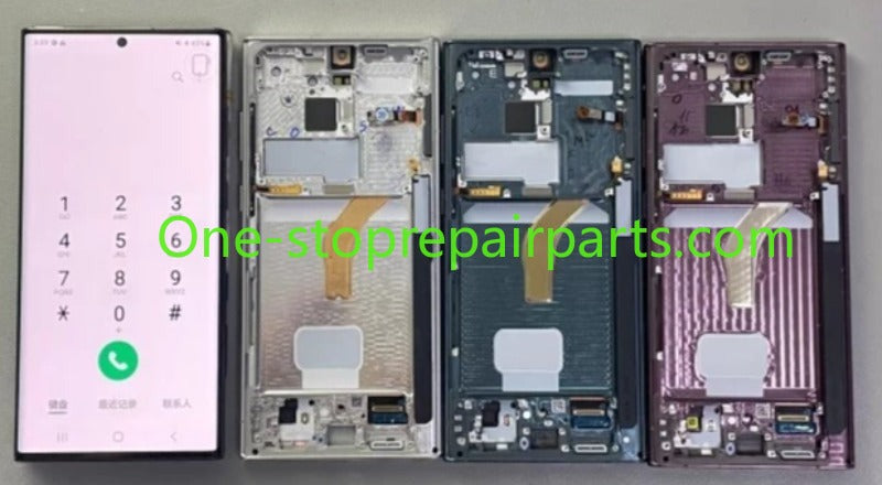 Applicable to Samsung S22 ultra S9080 S22 + LCD inner and outer screens Touch screen assembly with frame