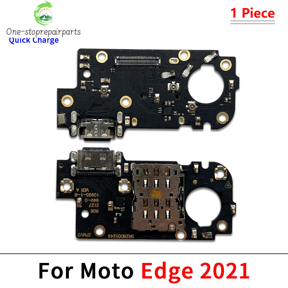 For Motorola Moto Edge 20 Lite S 40 30 50 Neo Fusion Ultra Pro Plus USB Charging Port Dock Charger Connector Board Flex Cable Motorola phone repair parts