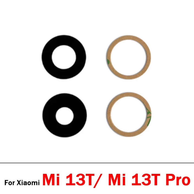 Rear Back Camera Glass Lens For Xiaomi Mi 10 10T 11 11T 12 12T 13 14 14T 15 15T Pro Lite Pro 5G Camera Lens With Adhesive Xiaomi  Xiao mi phone repair parts
