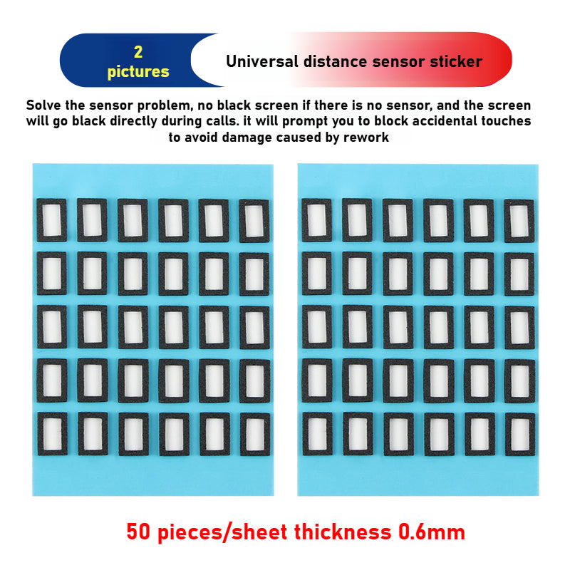 Thickened universal customized induction sticker to solve the problem of induction blocking the call because the installation is not installed properly Phone Repair tools