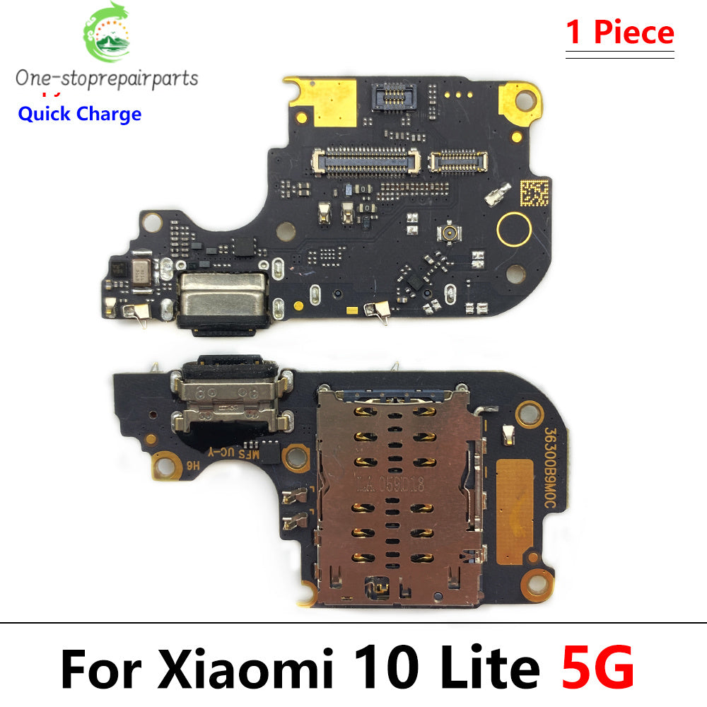 10Pcs,Dock Connector USB Charger Charging Port Flex Cable Board For Xiaomi Mi 9T 10 10T 11 11T 12 12T 13 13T Lite Pro A1 A2 Lite  Xiaomi  Xiao mi phone repair parts