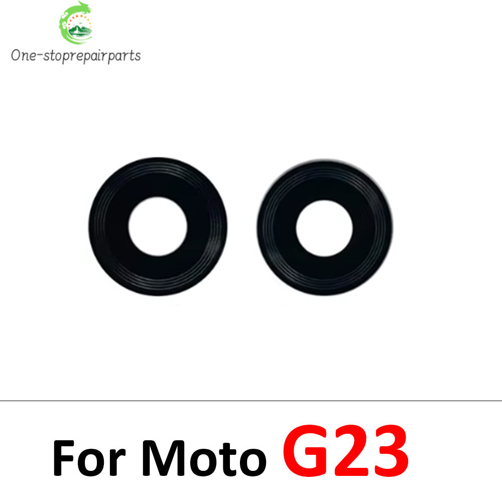 Rear Back Camera Glass Lens With Adhesive For Motorola Moto G22 G32 G42 G52 G62 G13 G23 G53 G73 G14 G24 G34 G54 G84 G04 G82 5G Motorola phone repair parts